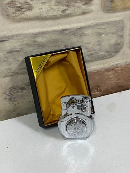 Lighter Marka Otantik Model Gri Renk Gazlı Kişiye Özel Çakmak