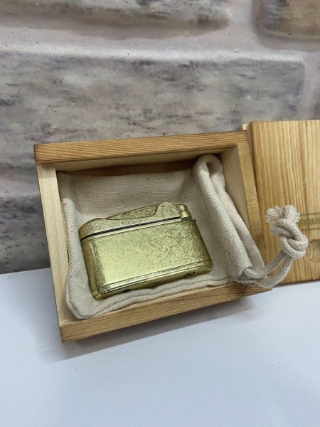 Promise Marka Eskitme Sarı Gold Renk Model Kişiye Özel Çakmak