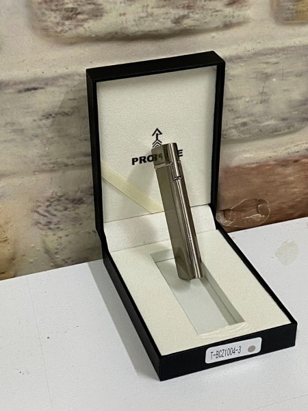 Promise Marka Gri Renk Gazlı İnce Kişiye Özel Çakmak