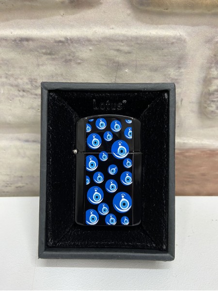 Siyah Renk Nazar Boncuklu Logolu Benzinli