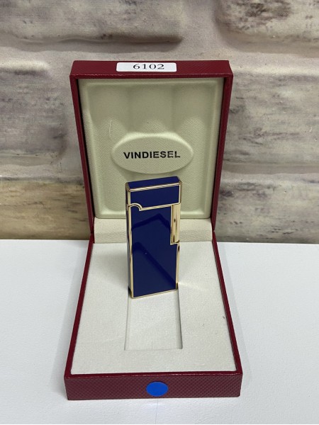 Vindiesel Marka Lacivert Renk İnce Model İsme Özel Çakmak