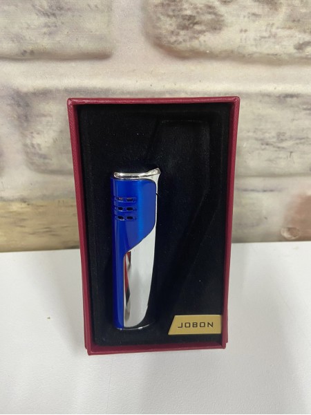 Jobon Marka Mavi Gri  Gazlı Yeni Model İsme Özel Çakmak