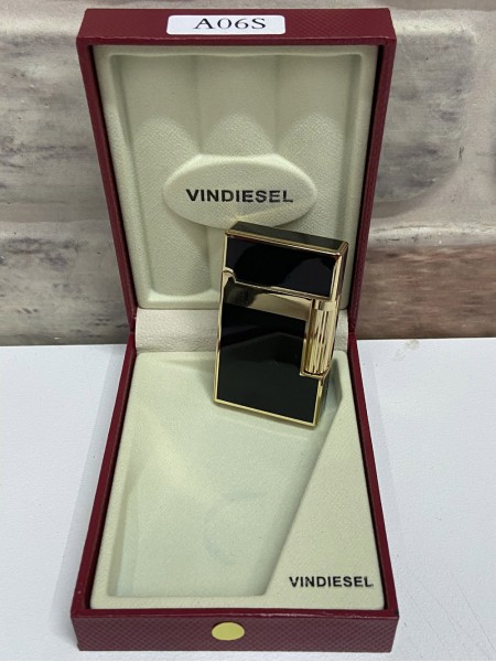 Vindiesel Marka Siyah Sarı Renk İsme Özel Çakmak