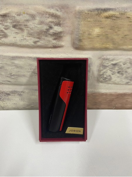 Jobon Marka Kırmızı Siyah Gazlı Yeni Model İsme Özel Çakmak