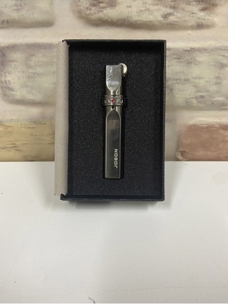 Jobon Marka Tek İnce Ateşlemeli Füme Renk İsme Özel Çakmak