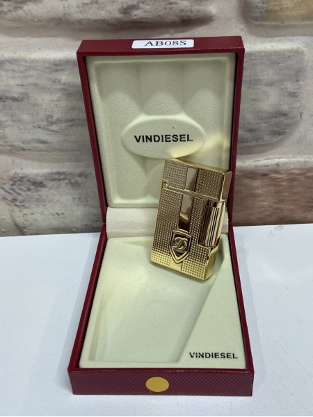 Vindiesel Marka Sarı Renk D Armalı Model  İsme Özel Çakmak