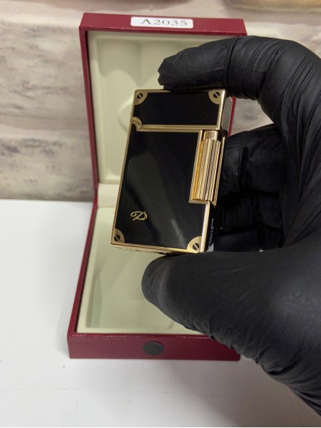 Vindiesel Marka Siyah Sarı Renk D Arma Desenli Model İsme Özel Çakmak