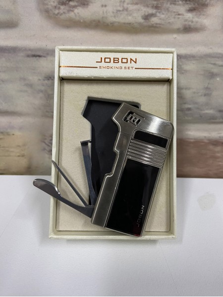 Jobon Marka Siyah Gri Renk Çok Amaçlı İsme Özel Çakmak