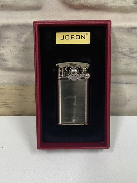 Jobon Marka Gri Renk Özel Yanmalı Model İsme Özel Çakmak