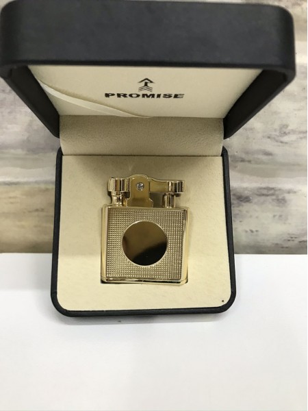 Promise Marka Benzinli Sarı Gold Yuvarlak Logo Desenli 